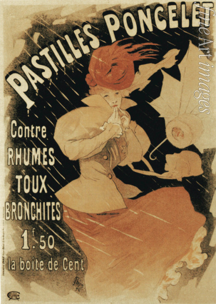 Chéret Jules - Werbeplakat für Pastilles Poncelet