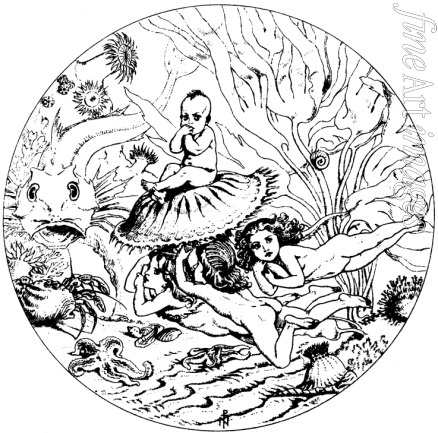 Paton Joseph Noel - Illustration to the fairy tale 