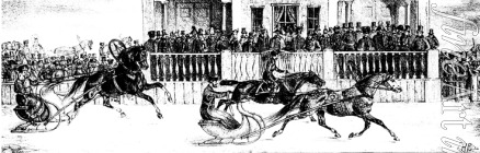 Wanifantiew Nikolai Grigorjewitsch - Pferderennen in Sankt Petersburg