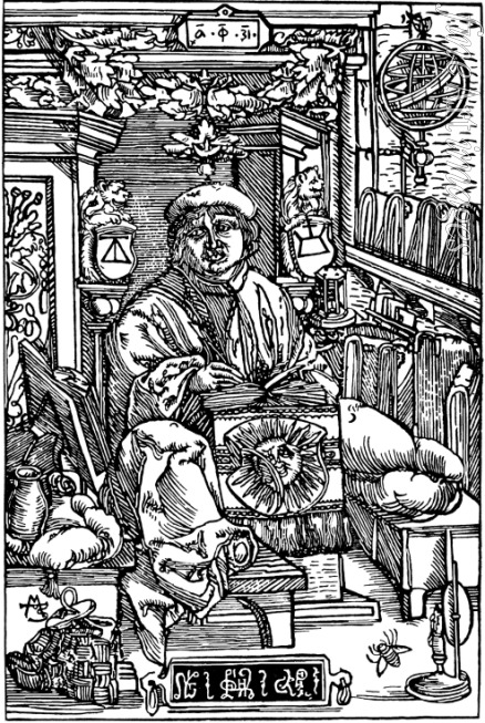 Unbekannter Künstler - Porträt Francysk Skaryna (1486-1541)