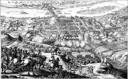 Merian Matthäus the Elder - The Siege of Frankfurt an der Oder on 3 April 1631