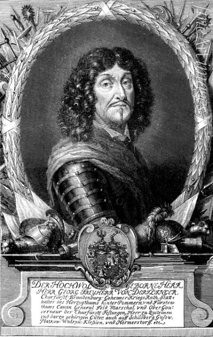 Hainzelmann Johann - Porträt des Generalfeldmarschalls Georg Freiherr von Derfflinger (1606-1695)