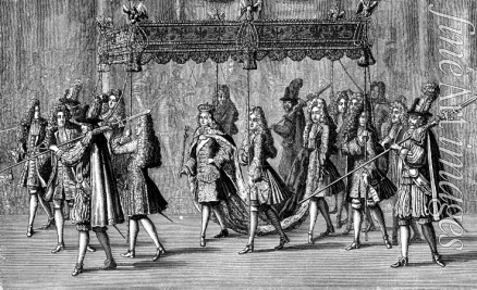 Wolfgang Johann Georg - Crowning ceremony of Frederick I of Prussia on Januar 18, 1701  (From the Prussian Crowning History 1712)