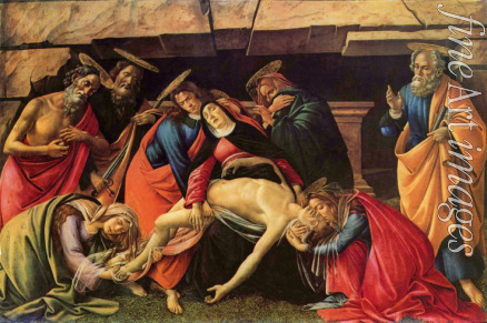 Botticelli Sandro - Lamentation over the Dead Christ