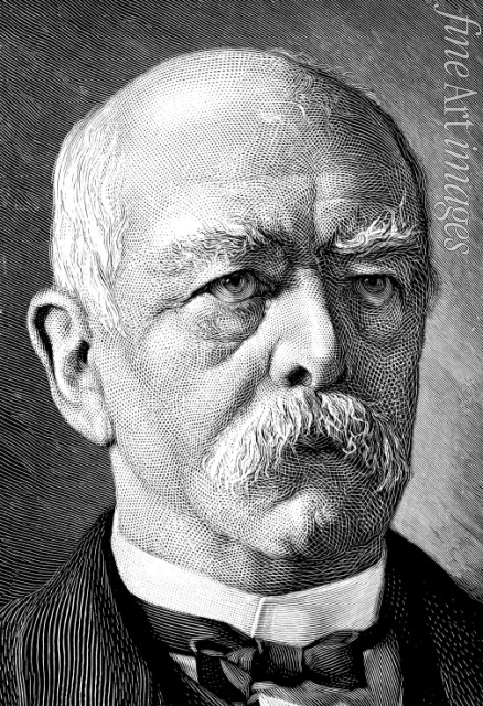 Unbekannter Künstler - Porträt des Reichskanzlers Otto von Bismarck (1815-1898)
