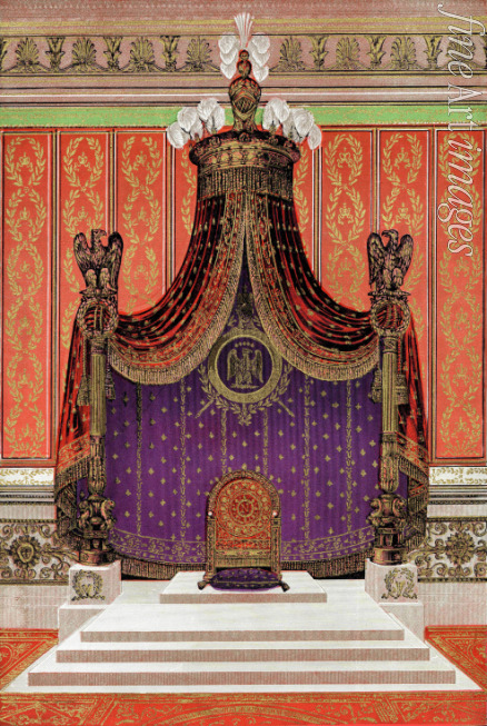 Percier Charles - Napoleon's Imperial Throne (Design)