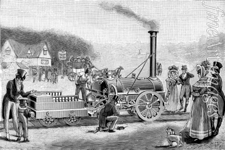 Anonymous - Stephenson's steam locomotive 