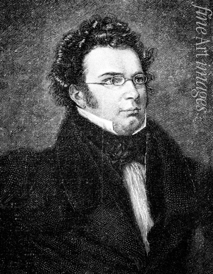 Unbekannter Künstler - Franz Schubert (1797-1828) (Nach Aquarell von Wilhelm August Rieder)