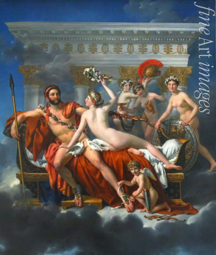 David Jacques Louis - Mars wird von Venus und den Grazien entwaffnet