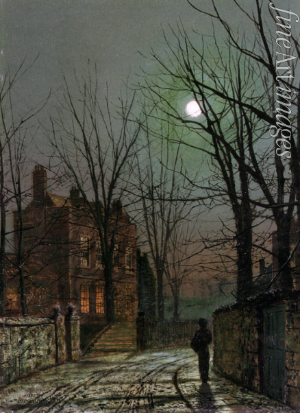 Grimshaw John Atkinson - By the light of the moon