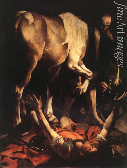 Caravaggio Michelangelo - Die Bekehrung des Paulus (Conversione di San Paolo)