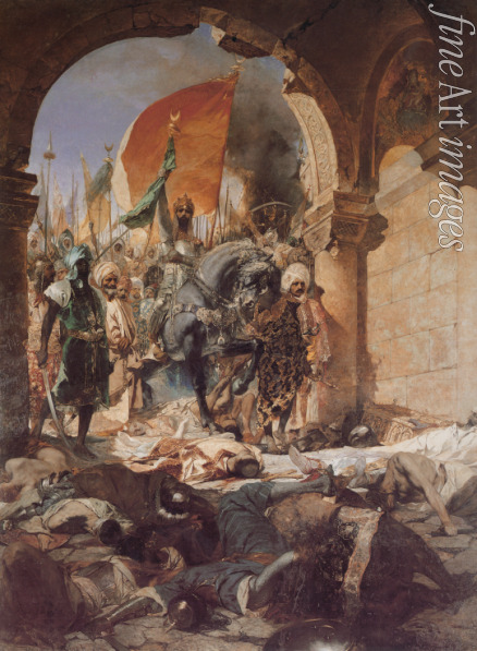 Benjamin-Constant Jean-Joseph - The Entry of Mehmet II into Constantinople