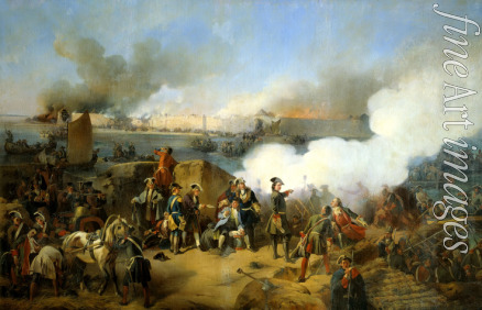 Kotzebue Alexander von - Russische Eroberung der schwedischen Festung Nöteborg am 11. Oktober 1702