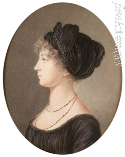 Benner Jean-Henri - Portrait of Empress Elizabeth Alexeievna, Princess Louise of Baden (1779-1826)
