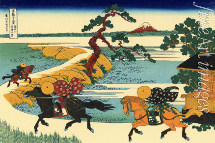 Hokusai Katsushika - Sekiya Village at Sumida river (from a Series 