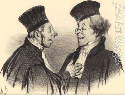 Daumier Honoré - Mein Lieber! Bewundernswürdig, wie Sie in Ohnmacht gefallen sind...
