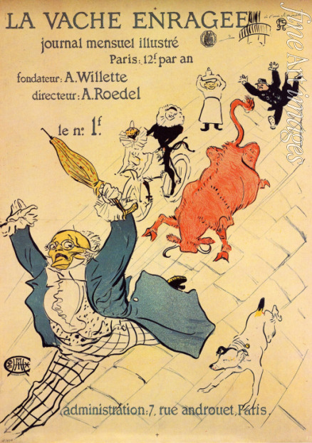 Toulouse-Lautrec Henri de - La Vache enragée  (Poster)