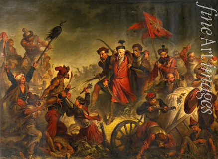 Eljasz-Radzikowski Walery - Death of Stanislaw Zolkiewski in the battle of Cecora 1620