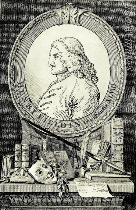 Hogarth William - Porträt des Dramatikers Henry Fielding (1707-1754)