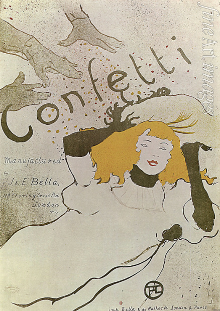 Toulouse-Lautrec Henri de - Konfetti (Plakat)