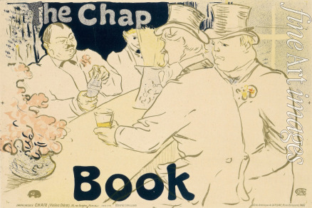 Toulouse-Lautrec Henri de - Irish and American bar, Rue Royale - The Chap Book (Plakat)
