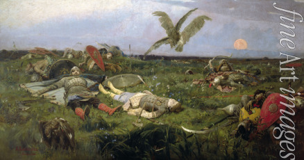 Wasnezow Viktor Michailowitsch - Nach der Schlacht des Fürsten Igor mit Polowzer
