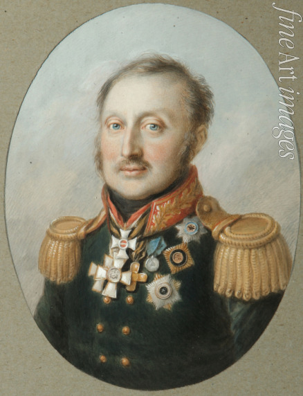 Senff Karl August - Portrait of Field Marshal Count Ludwig Adolf Peter of Sayn-Wittgenstein-Ludwigsburg (1769-1843)