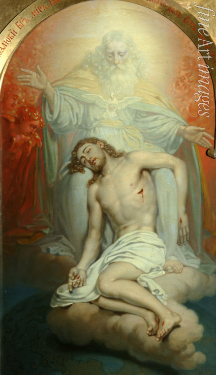 Borovikovsky Vladimir Lukich - God the Father lamenting over the dead Christ