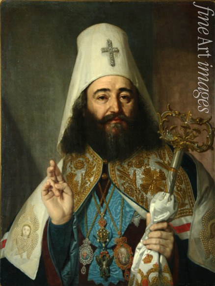 Borowikowski Wladimir Lukitsch - Porträt des Katholikos der Georgisch-Orthodoxen Kirche Anton II. (1788-1811)
