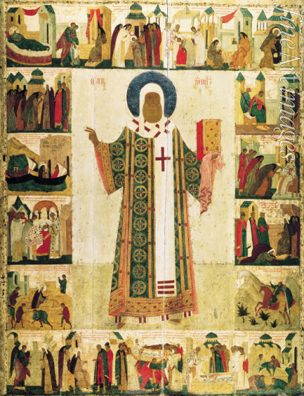 Dionysius - Saint Metropolitan Peter of Moscow with Scenes from His Life