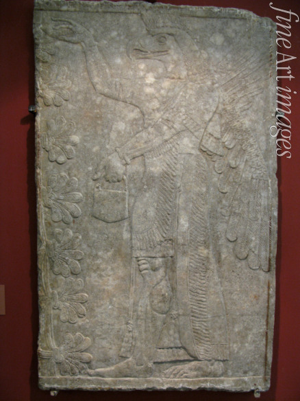 Assyrische Kunst - Relief aus dem Palast Assurnasirpals II.