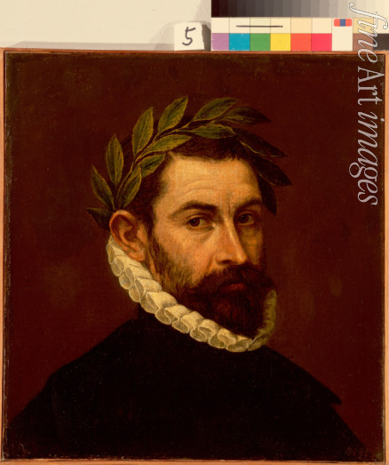 El Greco Dominico - Porträt von Dichter Alonso de Ercilla y Zuniga (1533-1594)