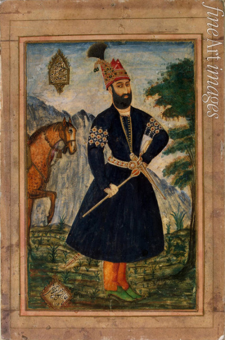 Bahram naqqash-bashi - Porträt des Nadir Schah von Persien