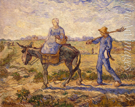 Gogh Vincent van - Morgen. Auf dem Weg zur Arbeit