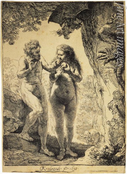 Rembrandt van Rhijn - Adam and Eve