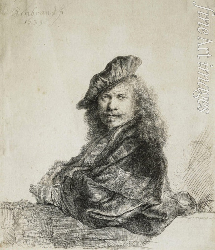 Rembrandt van Rhijn - Selbstbildnis