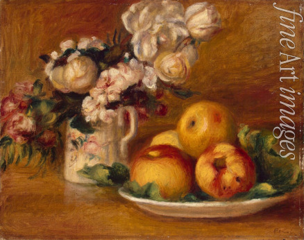 Renoir Pierre Auguste - Äpfel und Blumen