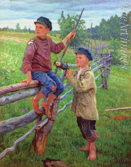 Bogdanov-Belsky Nikolai Petrovich - Country boys