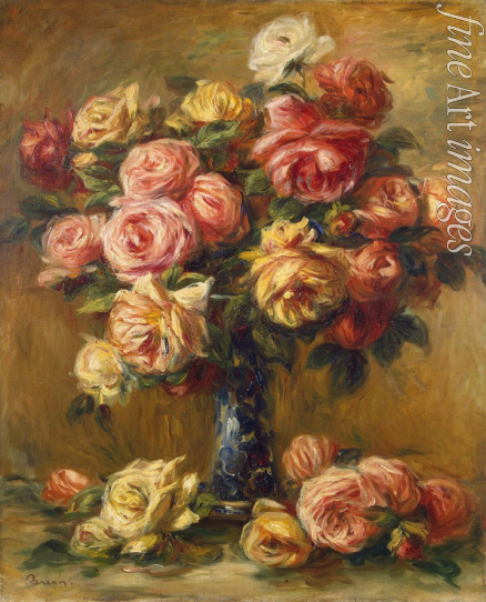 Renoir Pierre Auguste - Rosen in einer Vase
