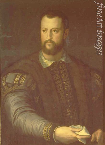 Bronzino Agnolo - Porträt Cosimo I. de' Medici, Grossherzog von Toskana (1519-1574)