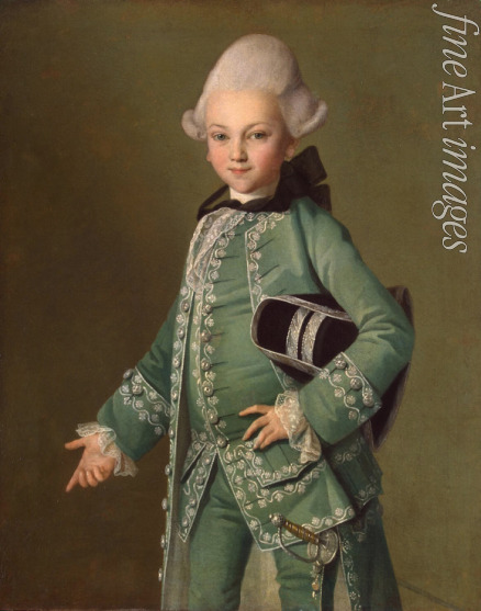 Christineck Carl Ludwig Johann - Porträt des Grafen Alexei Bobrinski als Kind