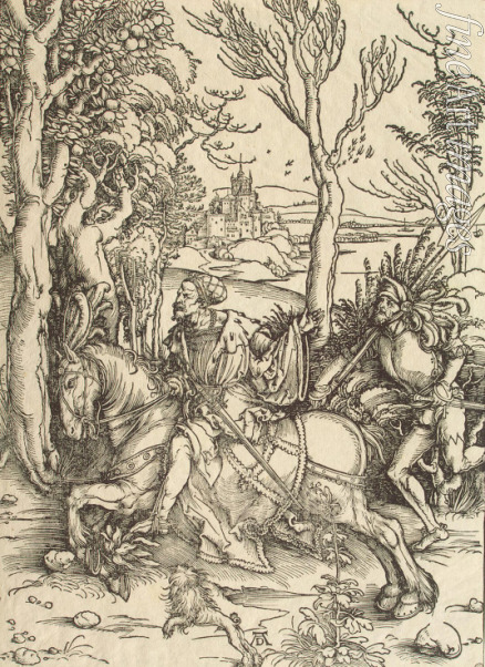 Dürer Albrecht - Knight and Lansquenet