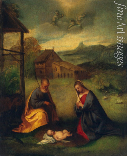 Giorgione - Die Anbetung des Christuskindes