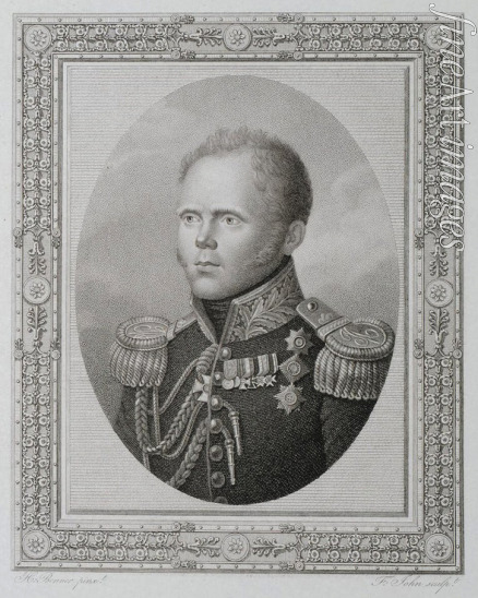 John Friedrich - Portrait of Grand Duke Constantine Pavlovich of Russia (1779-1831)