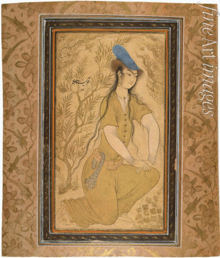 Riza-i Abbasi - Girl in a Fur Hat