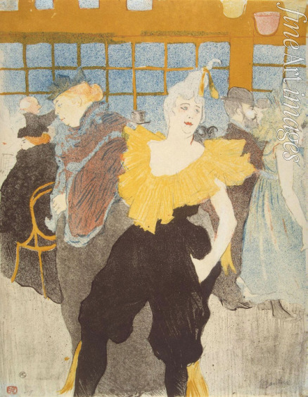 Toulouse-Lautrec Henri de - La Clownesse im Moulin Rouge