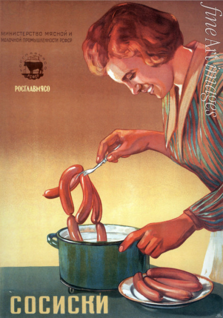 Anonymous - Sausages (Advertising Poster)