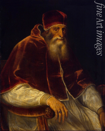Tizian - Porträt des Papstes Paul III.