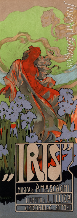 Hohenstein Adolfo - Plakat zur Oper Iris von Pietro Mascagni