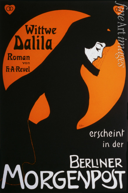 Edel Edmund - Wittwe Dalila in der Berliner Morgenpost (Poster)